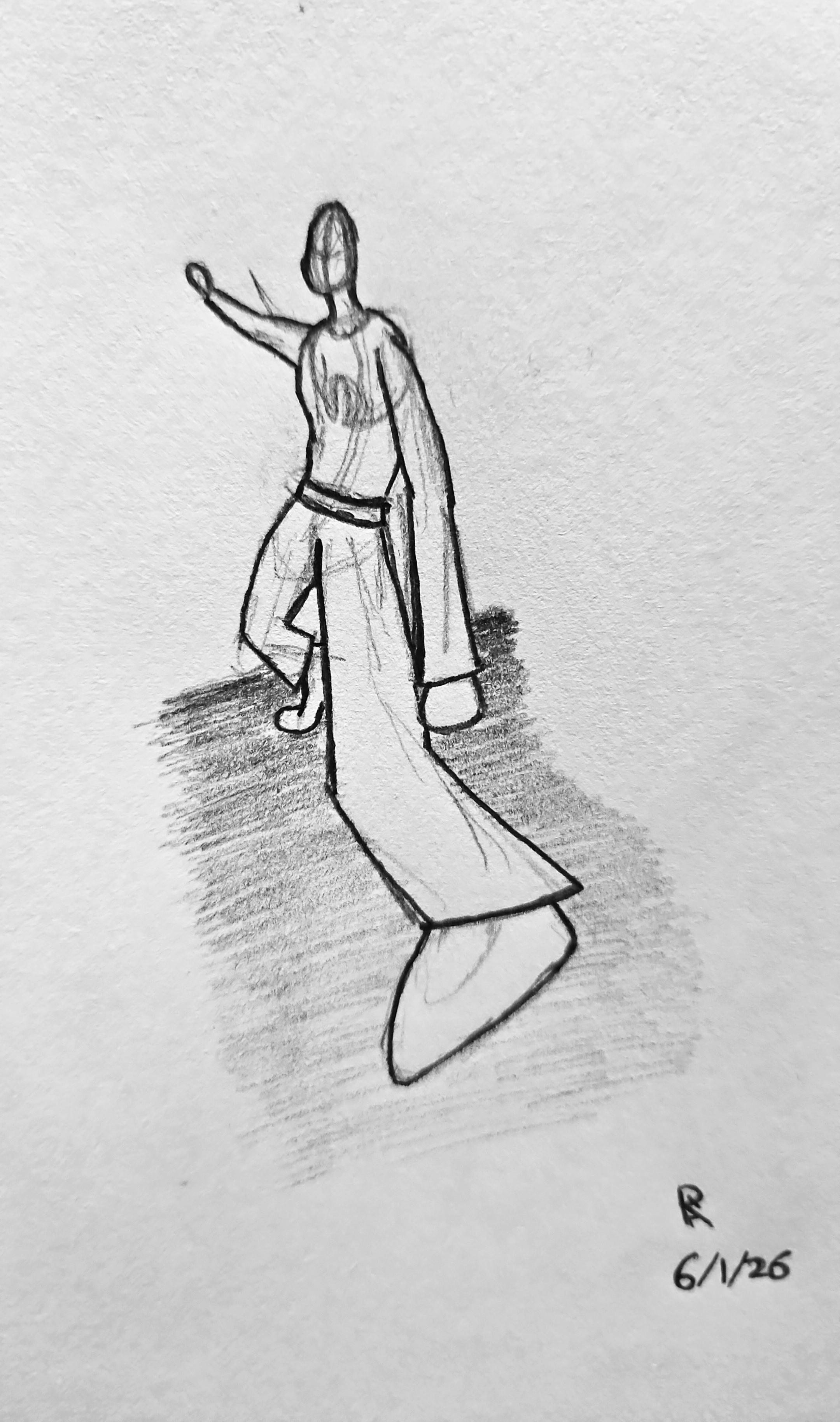 Daily sketch - 06/01/2026, Pencil